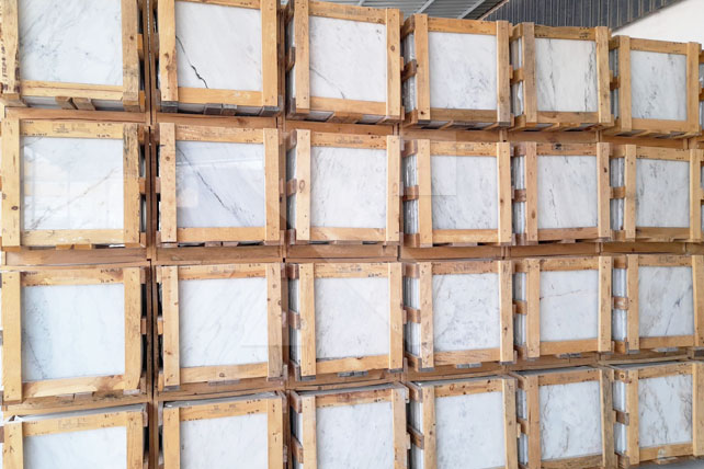 Portuguese white marble tiles deal